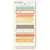 My Mind's Eye - The Sweetest Thing Collection - Tangerine - Cardstock Stickers - Happy Label