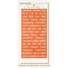 My Mind's Eye - The Sweetest Thing Collection - Tangerine - Cardstock Stickers - Tiny Word - Wonderful