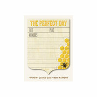 My Mind's Eye - The Sweetest Thing Collection - Honey - Journal Card - Perfect