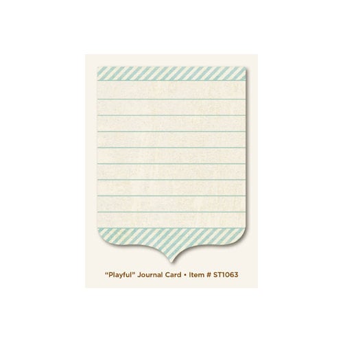 My Mind's Eye - The Sweetest Thing Collection - Bluebell - Journal Card - Playful