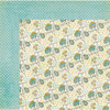 My Mind's Eye - The Sweetest Thing Collection - Bluebell - 12 x 12 Double Sided Paper - Bright Blossom