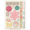 My Mind's Eye - The Sweetest Thing Collection - Lavender - Chipboard Stickers - About Me Elements