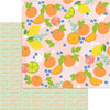 My Mind's Eye - Tutti Frutti Collection - 12 x 12 Double Sided Paper with Foil Accents - Ambrosia