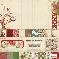 My Mind's Eye - Vintage Christmas Collection - 12 x 12 Paper Kit