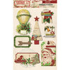 My Mind's Eye - Vintage Christmas Collection - 3 Dimensional Stickers