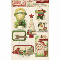 My Mind's Eye - Vintage Christmas Collection - 3 Dimensional Stickers