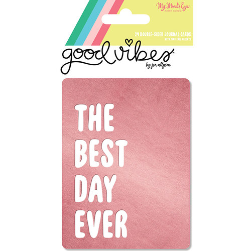 My Mind's Eye - Good Vibes Collection - Journal Cards with Foil Accents
