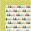 My Mind's Eye - Winter Wonderland Collection - Christmas - 12 x 12 Double Sided Paper - Christmas Trees