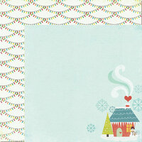 My Mind's Eye - Winter Wonderland Collection - Christmas - 12 x 12 Double Sided Paper - At Home