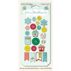 My Mind's Eye - Winter Wonderland Collection - Christmas - Decorative Buttons