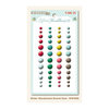 My Mind's Eye - Winter Wonderland Collection - Christmas - Self Adhesive Enamel Dots