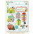 My Mind&#039;s Eye - Winter Wonderland Collection - Christmas - 3 Dimensional Stickers with Gem Accents