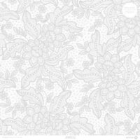 ModaScrap - 12 x 12 Specialty Paper - Vellum - Flower Lace