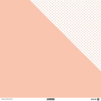 ModaScrap - 12 x 12 Double Sided Paper - Pastel Peach