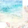 Asuka Studio - Welcome to Paradise Collection - 12 x 12 Double Sided Paper - Simple Style Blue Ocean