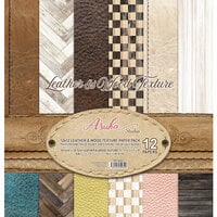Asuka Studio - Leather and Wood Texture Collection - 12 x 12 Collection Pack