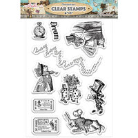 Asuka Studio - Wonderland Collection - Clear Photopolymer Stamps - Set 2
