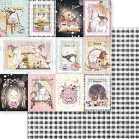 Memory Place - Halloween in Dreamland Collection - 12 x 12 Double Sided Paper - Happy Haunting