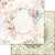 Asuka Studio - Dusty Rose Collection - 12 x 12 Double Sided Paper - Dusty Rose Wreath