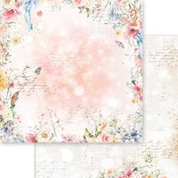 Asuka Studio - Dusty Rose Collection - 12 x 12 Double Sided Paper - Blush Beauty