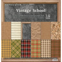 Memory Place - Vintage School Collection - 12 x 12 Collection Pack