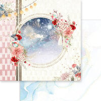 Memory Place - Moon Bunny Collection - Celebration - 12 x 12 Double Sided Paper - Night Sky