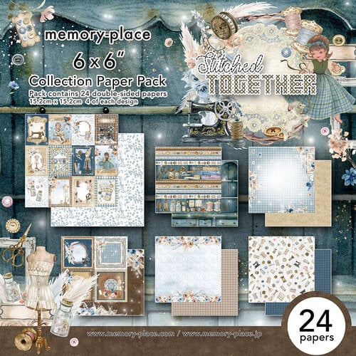 Memory Place - Stitched Together Collection - 6 x 6 Collection Pack