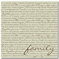 Masterpiece Studios - Stemma - 12x12 Paper - Families Are Forever