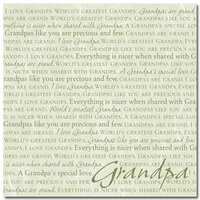 Masterpiece Studios - Stemma - 12x12 Paper - I Love Grandpa