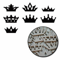 Maya Road - Chipboard Collection - Chipboard Mini Set - Crowns