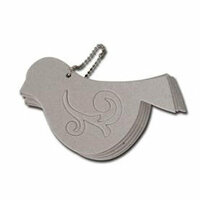 Maya Road - Chipboard Collection - Chipboard Keychain Set - Fancy Bird Coaster