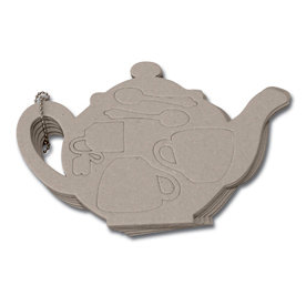Maya Road - Chipboard Collection - Chipboard Book - Tea Pot, CLEARANCE