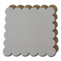 Maya Road - Chipboard Collection - Chipboard Book - Scallop Square, CLEARANCE