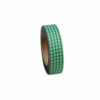 Maya Road - Fabric Tape - Gingham - Leaf Green