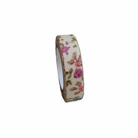 Maya Road - Fabric Tape - Rose Blossoms - Lace Cream