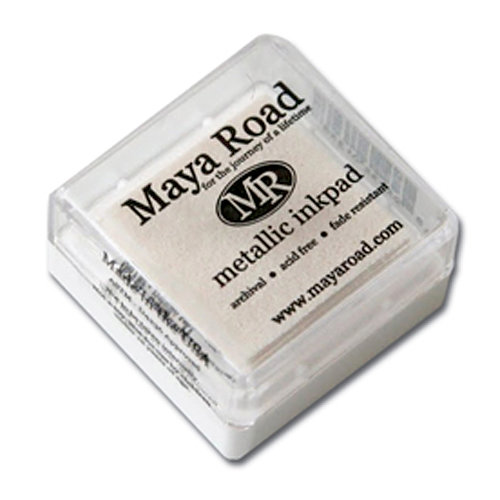 Maya Road - Metallic Ink Pad - Bright Silver, CLEARANCE