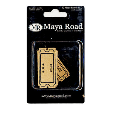Maya Road - Kraft Collection - Mini Tickets, CLEARANCE