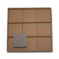 Maya Road - Chipboard Collection - Mementos Chipboard - Trinket Shadow Box