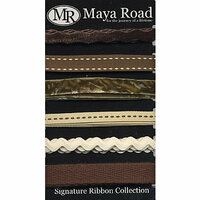 Maya Road - Signature Ribbon Pack - Brown and Cream