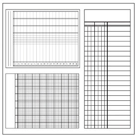 Maya Road - Clear Stamp Collection - Stamp Sheet - Ledger