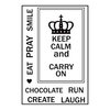 Maya Road - Clear Stamp Collection - Singleton Stamp - Keep Calm, CLEARANCE