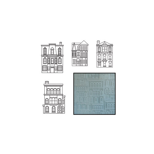 Maya Road - Transparency Die Cut Pieces - Our Town - White