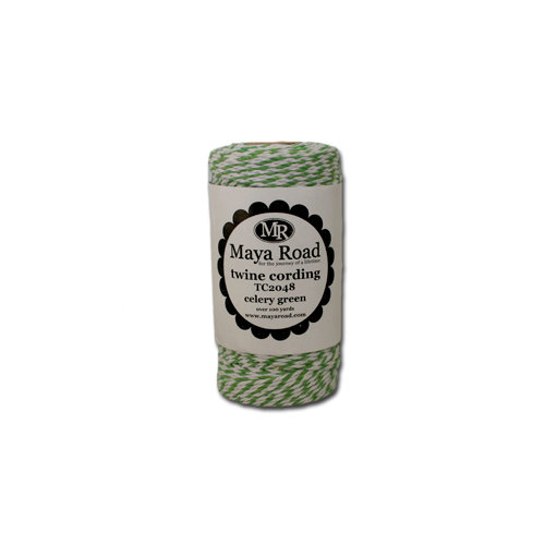 Maya Road - Twine Cording - Celery Green