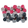 Maya Road - Trinket Blossoms Collection - Country Home Flowers - Red and Black, CLEARANCE