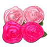 Maya Road - Trinket Blossoms Collection - Satin Posies - Mauve and Bright Pink, CLEARANCE