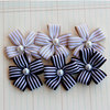 Maya Road - Trinket Blossoms Collection - Candy Stripes Blossoms - Brown and Beige, CLEARANCE