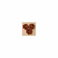 Maya Road - Felt Pearl Posies - Brown