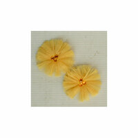 Maya Road - Tu-Tu Tulle Flowers - Canary Yellow