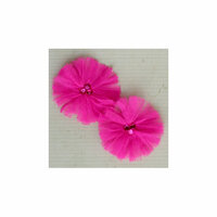 Maya Road - Tu-Tu Tulle Flowers - Hibiscus Pink