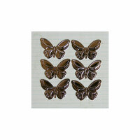 Maya Road - Metal Embellishments - Antique Butterflies
